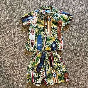 RJC toddler Hawaiian matching set